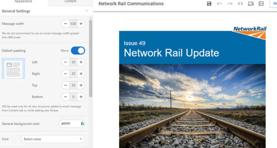 Webinar showcasing the NewZapp email editor features