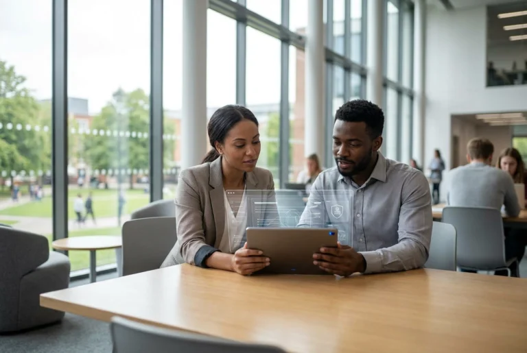 Professional header image for informative article: Choosing an Internal Comms Email Platform: 9 Questions